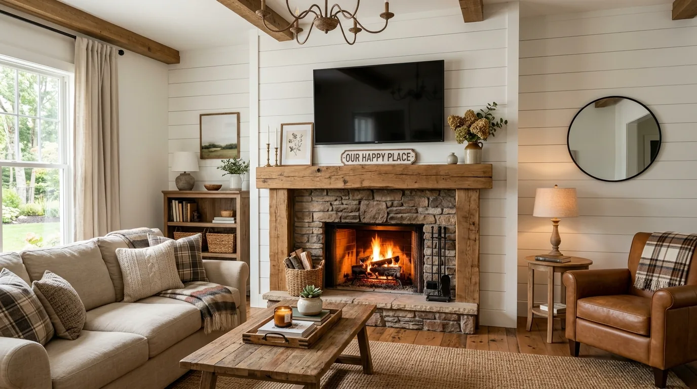 Use a soundbar setup that stays minimal